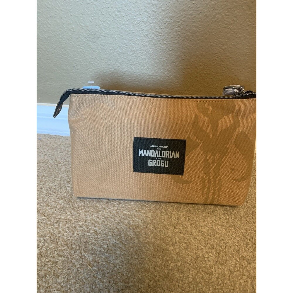 Bath & Body Works Star Wars Mandalorin Grogu Makeup Bag New Limited - Picture 2 of 2
